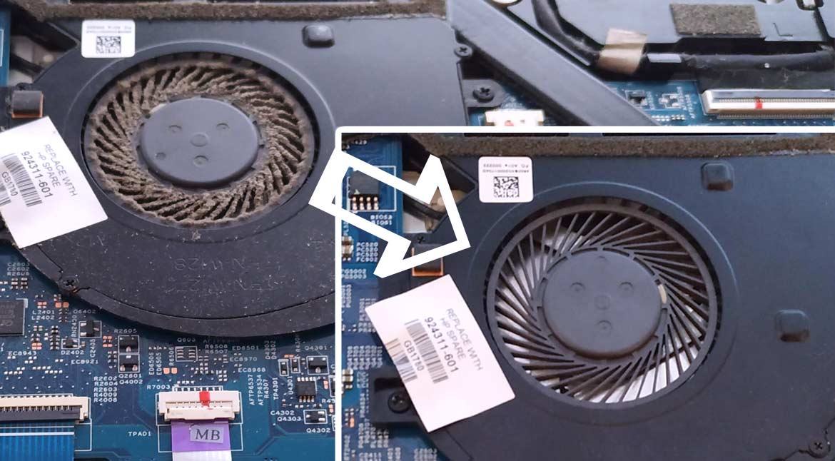 ciscenje laptopa i zamena termalne paste Čišćenje laptopa od prašine i zamena termalne paste